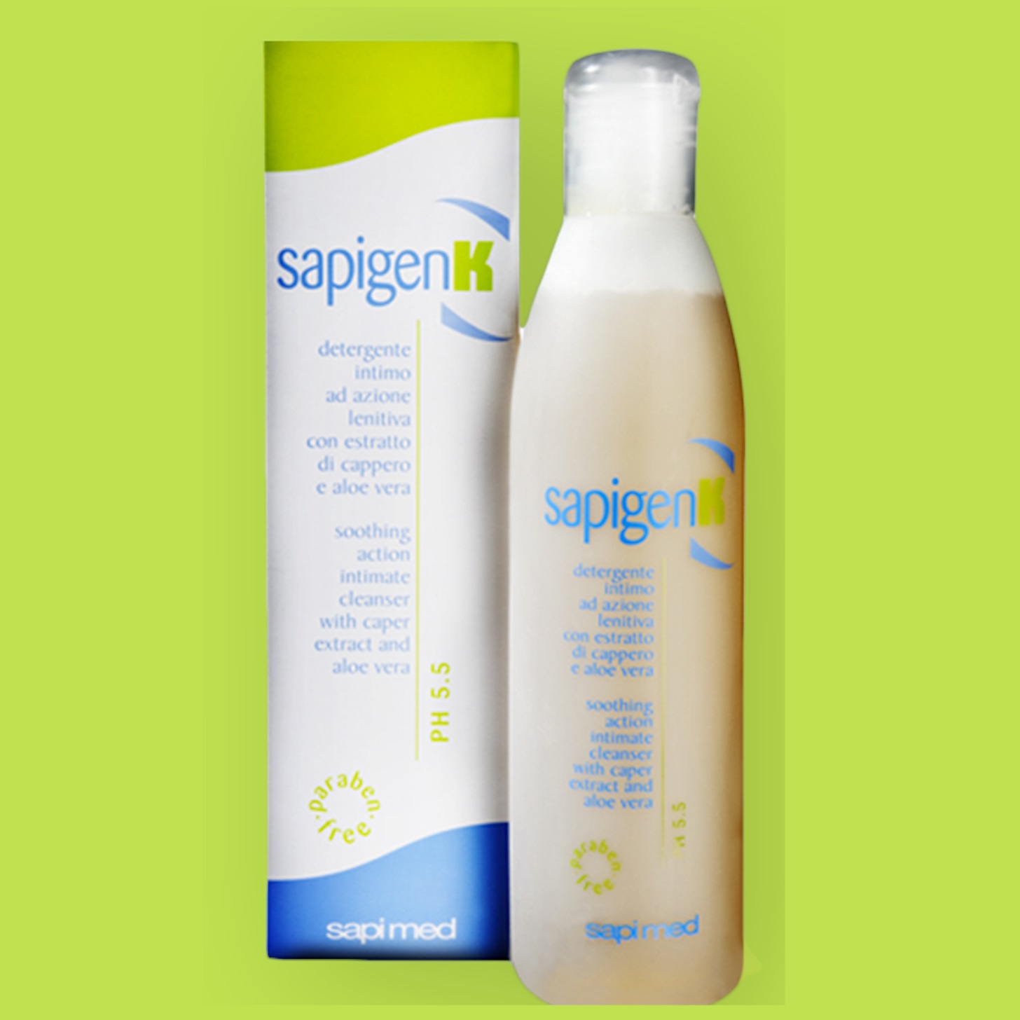 SapigenK: ήπιο αντισηπτικό καθαριστικό